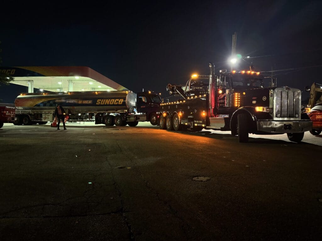 Truck 59 Towing Tractor Trailer